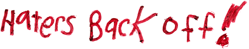 Haters Back Off logo