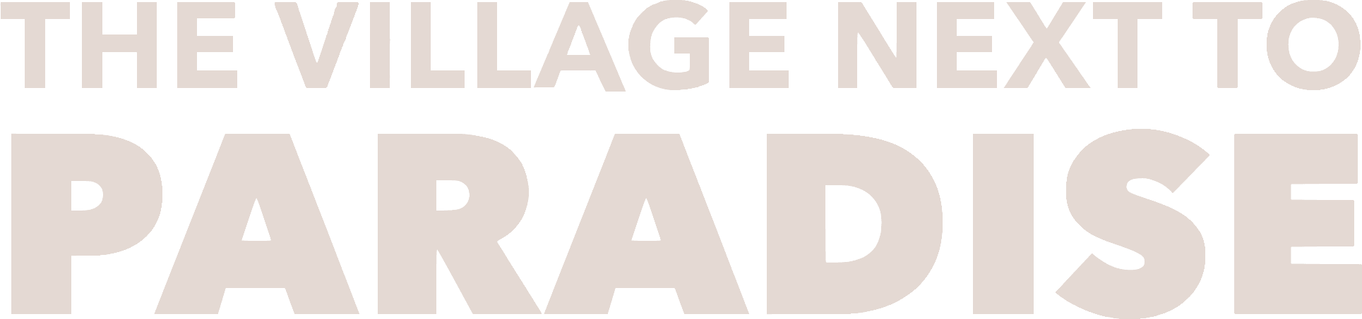 The Village Next to Paradise logo