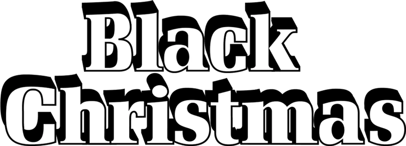 Black Christmas logo