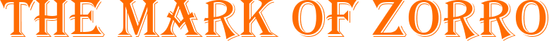 The Mark of Zorro logo