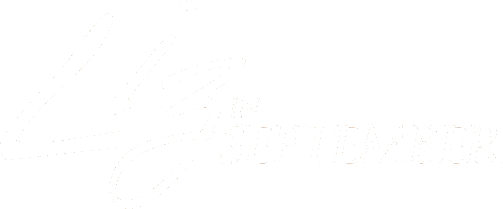 Liz in September logo
