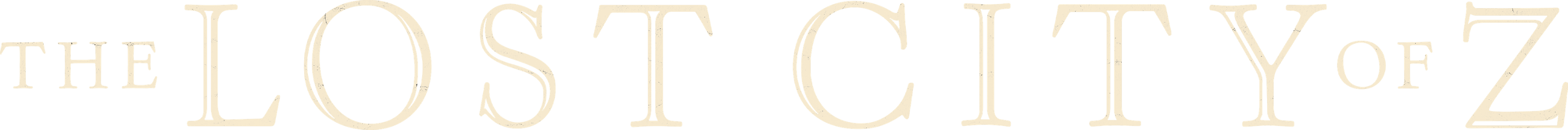 The Lost City of Z logo