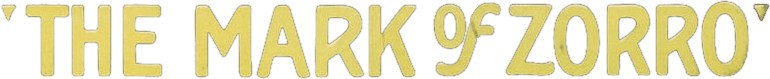 The Mark of Zorro logo
