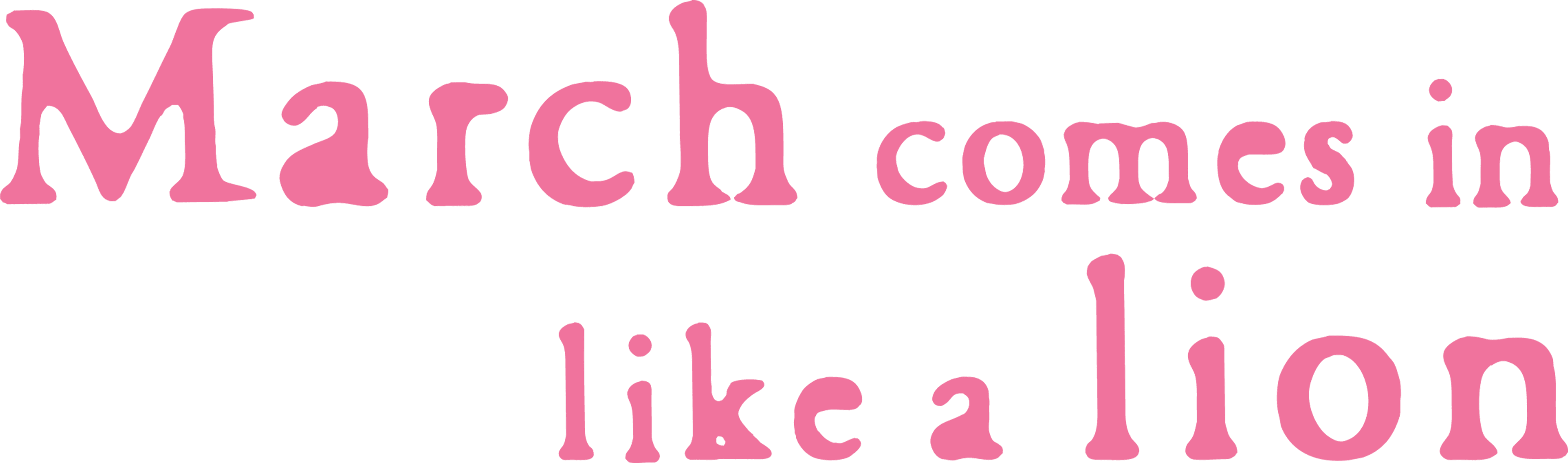 March Comes In Like a Lion logo