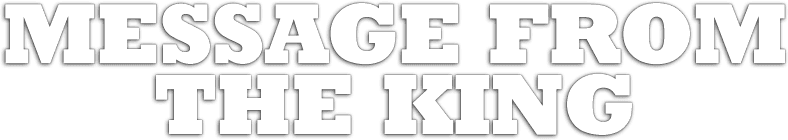 Message from the King logo