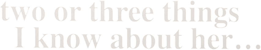 2 or 3 Things I Know About Her logo