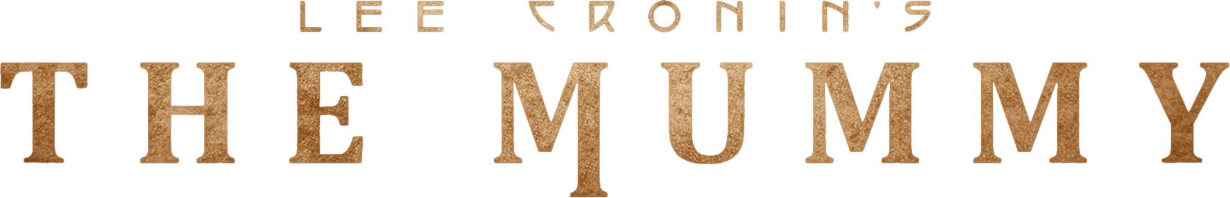 Lee Cronin's The Mummy logo