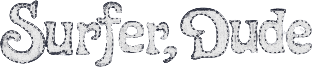 Surfer, Dude logo
