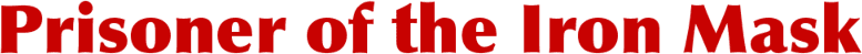 Prisoner of the Iron Mask logo