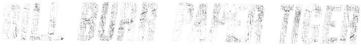 Bill Burr: Paper Tiger logo