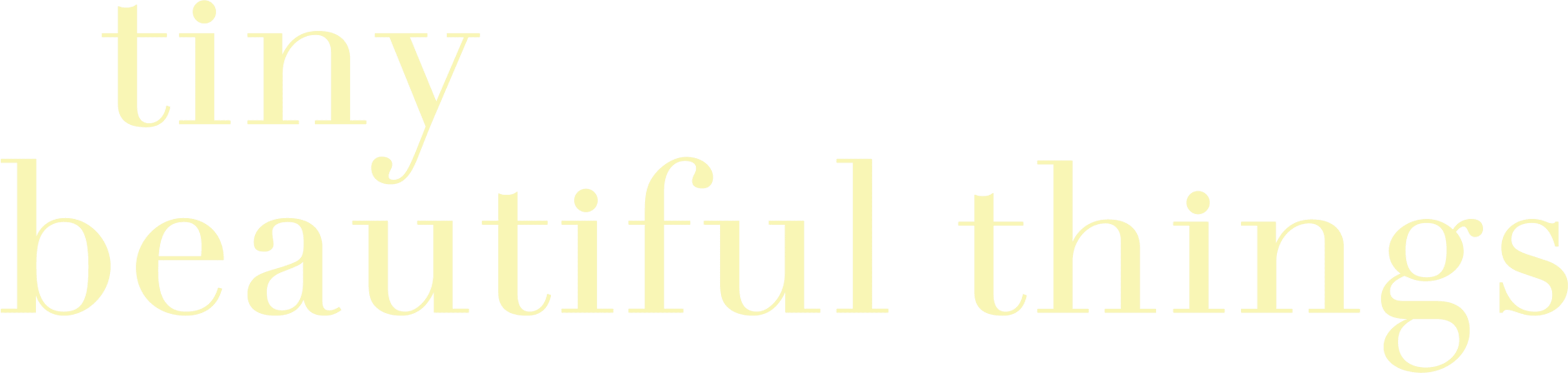 Tiny Beautiful Things logo