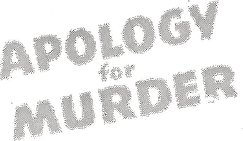 Apology for Murder logo