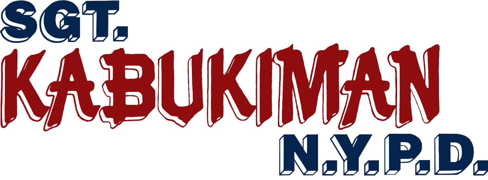 Sgt. Kabukiman N.Y.P.D. logo