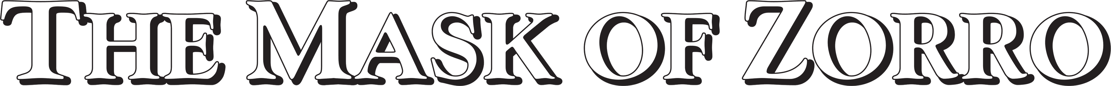 The Mask of Zorro logo