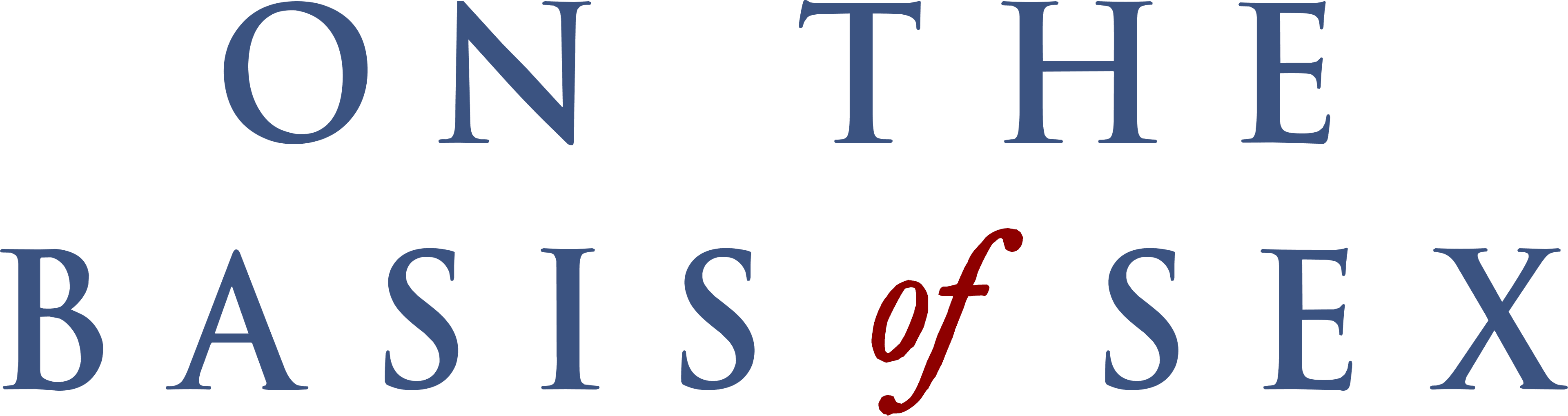 On the Basis of Sex logo