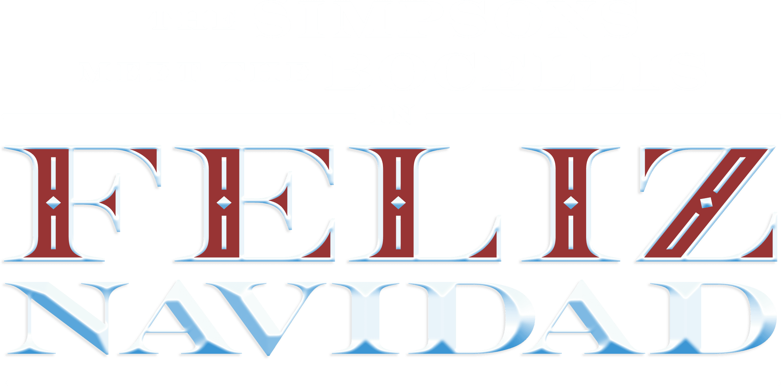 The Simpsons Meet the Bocellis in "Feliz Navidad" logo