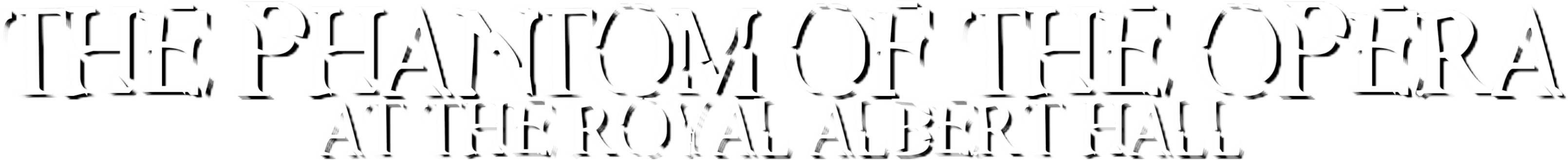 The Phantom of the Opera at the Royal Albert Hall logo