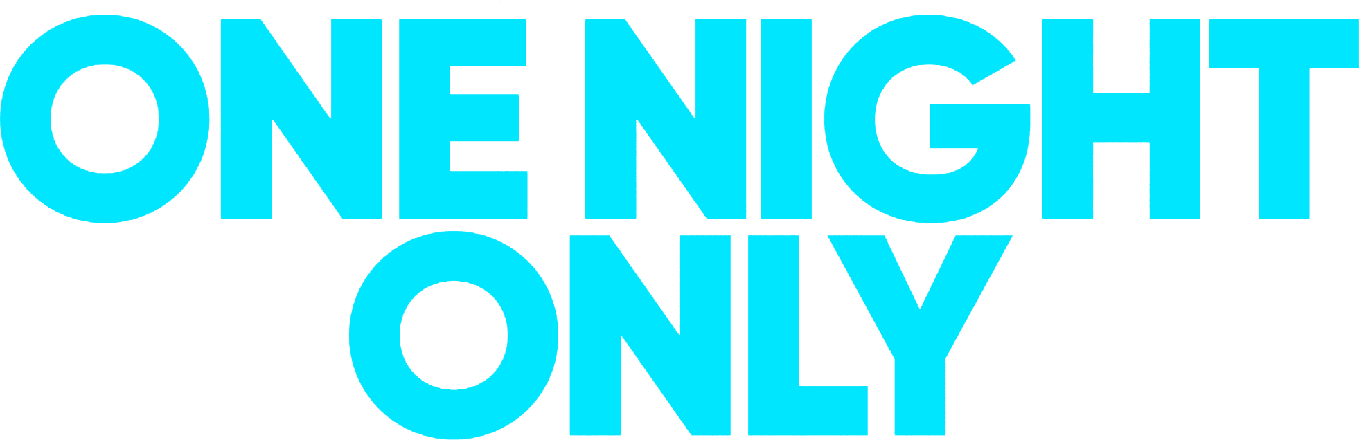 One Night Only logo
