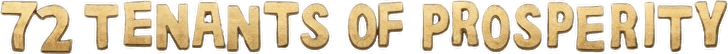 72 Tenants of Prosperity logo