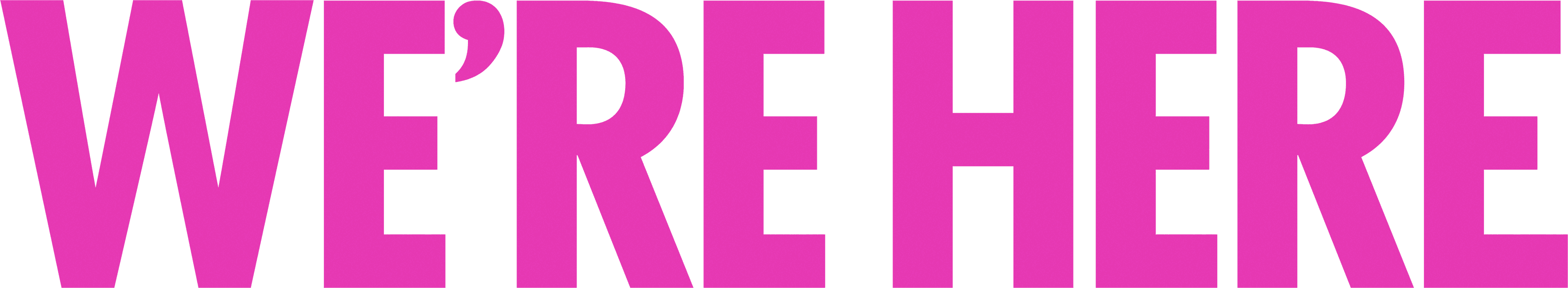 We're Here logo