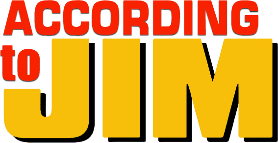 According to Jim logo