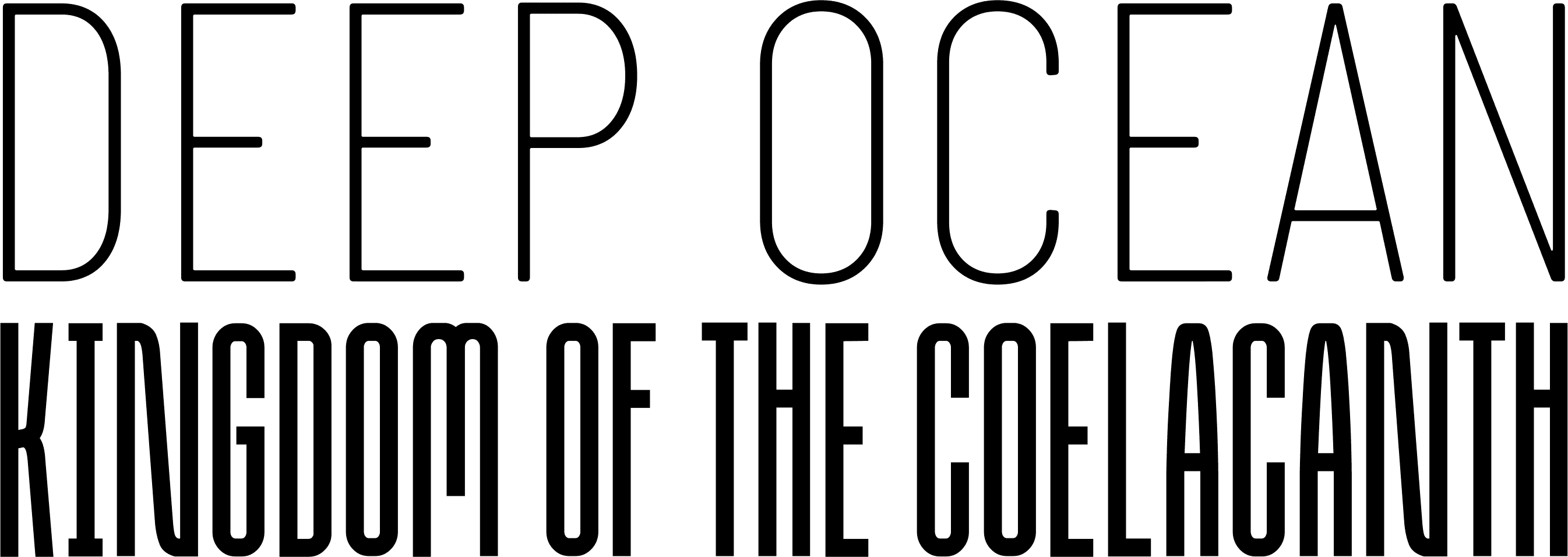 Deep Ocean: Kingdom of the Coelacanth logo