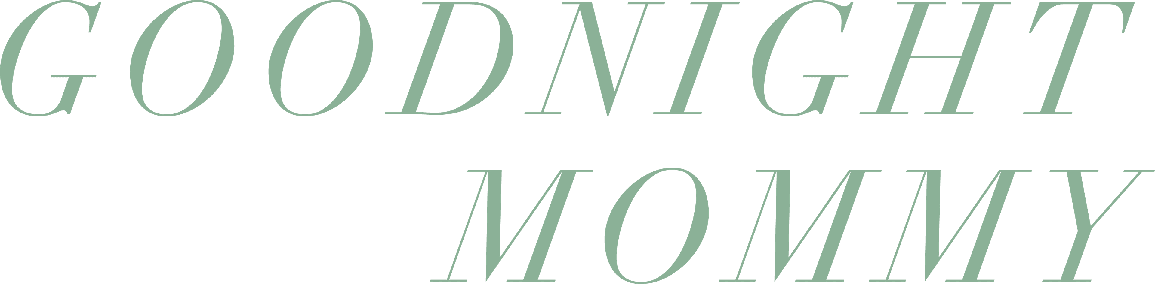 Goodnight Mommy logo