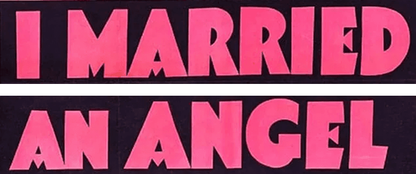 I Married an Angel logo