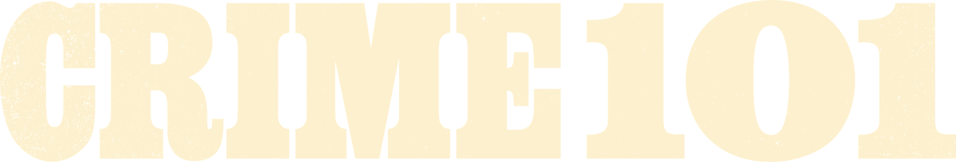 Crime 101 logo