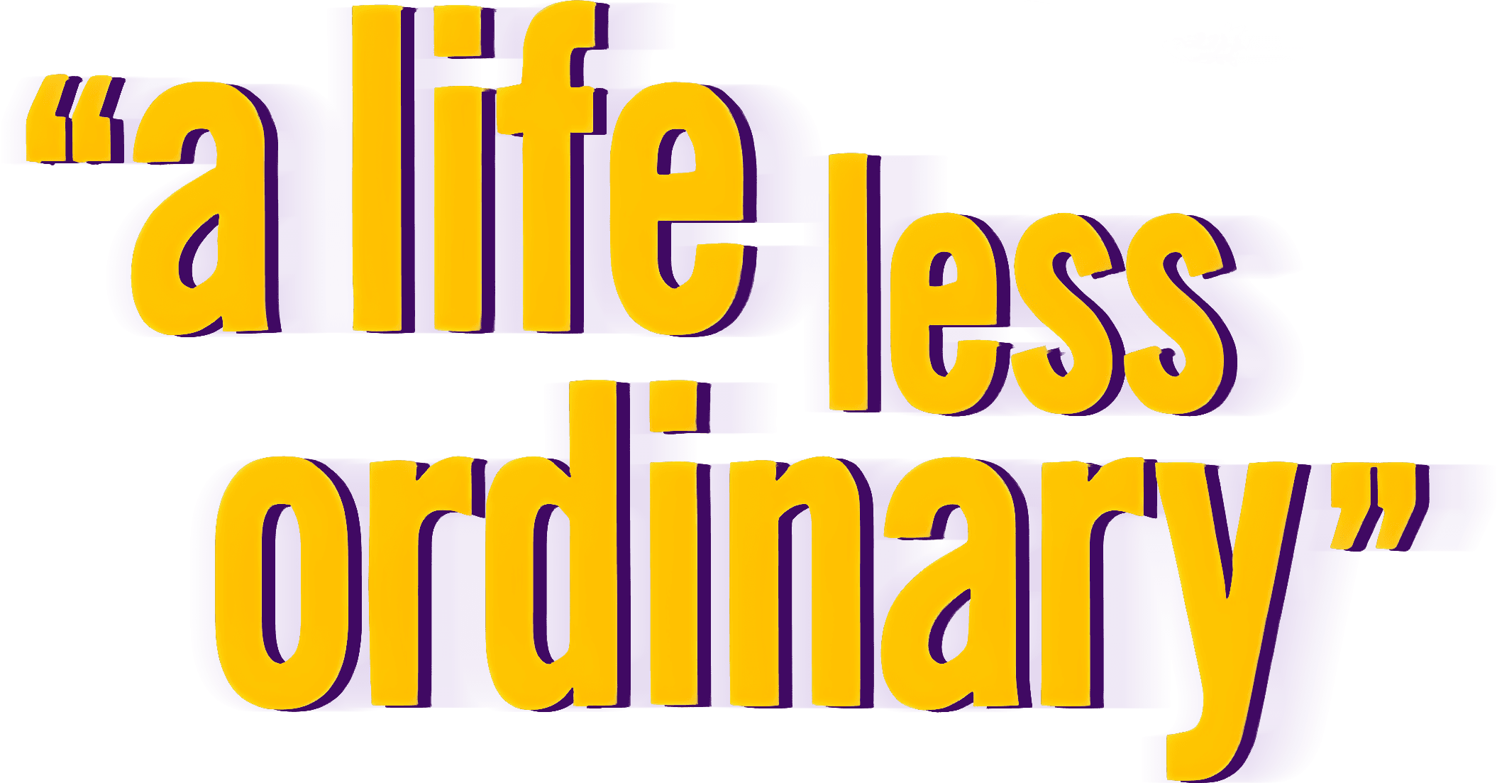 A Life Less Ordinary logo