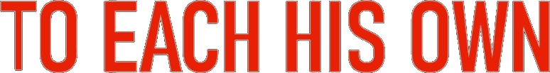 To Each His Own logo