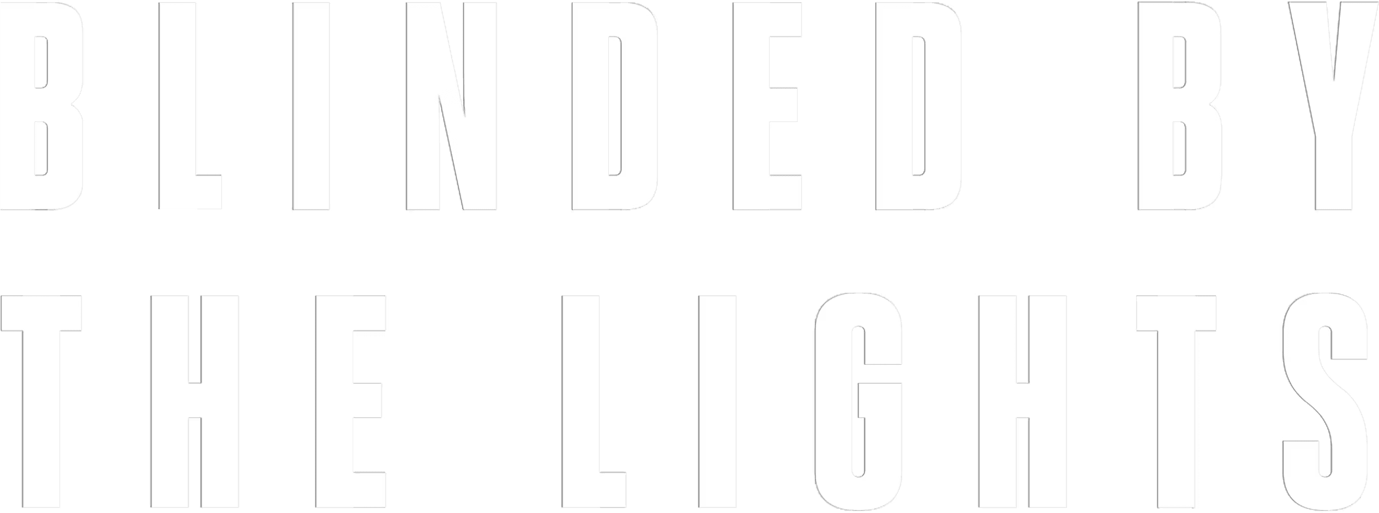 Blinded by the Lights logo