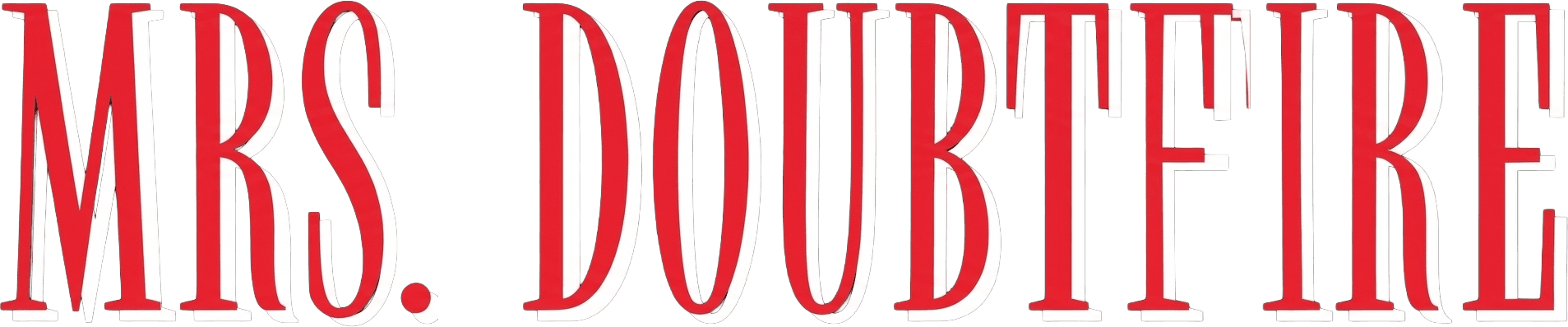 Mrs. Doubtfire logo