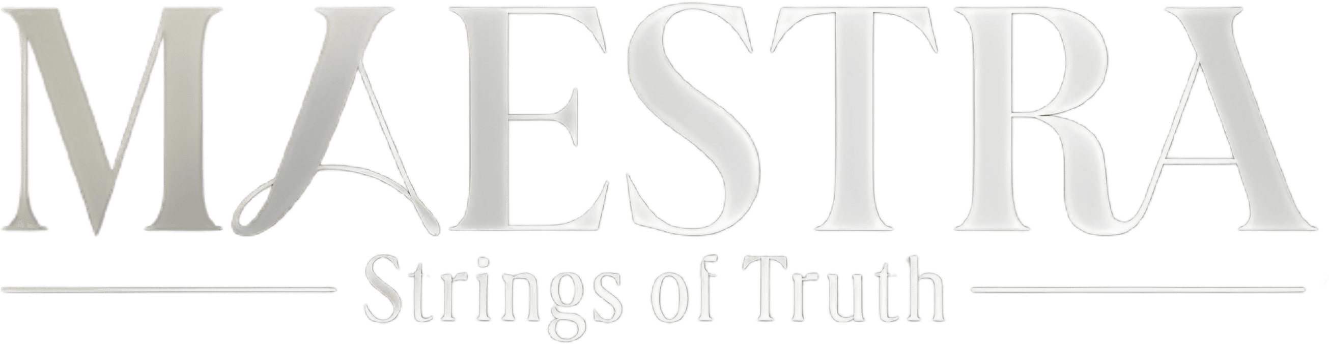 Maestra: Strings of Truth logo