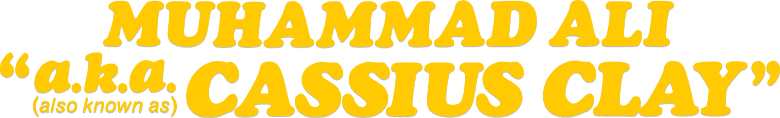 a.k.a. Cassius Clay logo