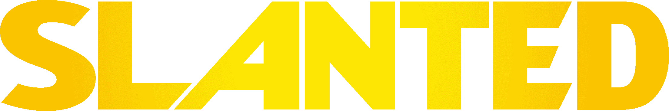 Slanted logo