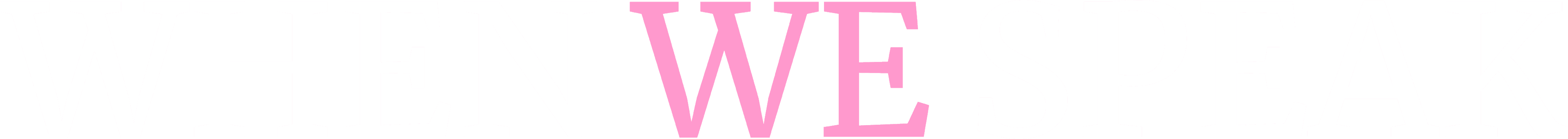 When We Speak logo