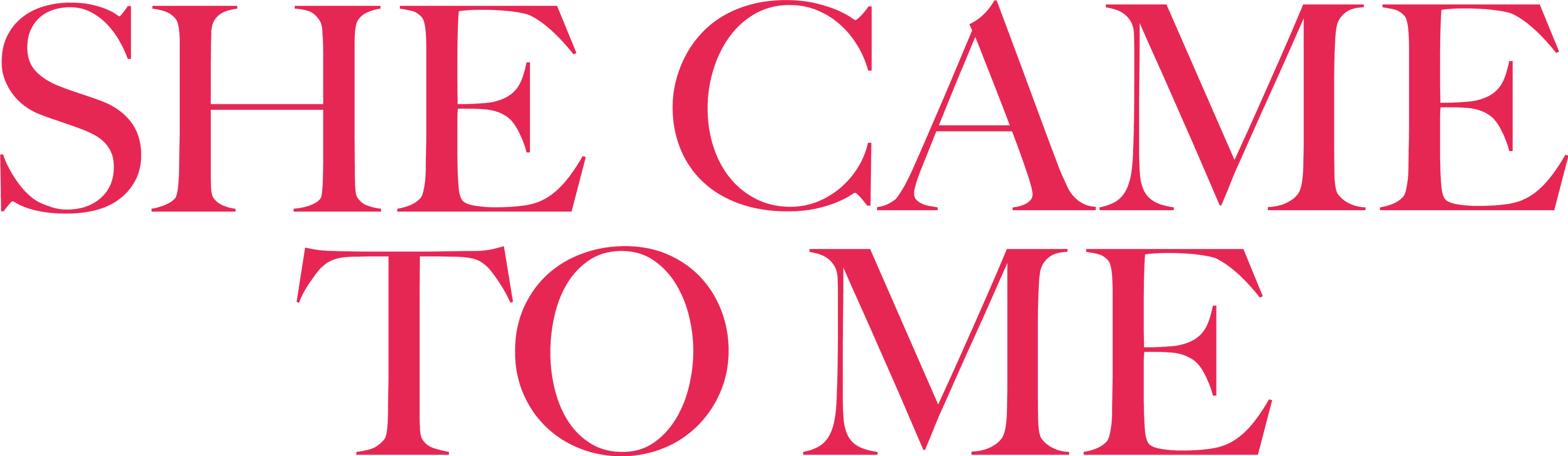 She Came to Me logo