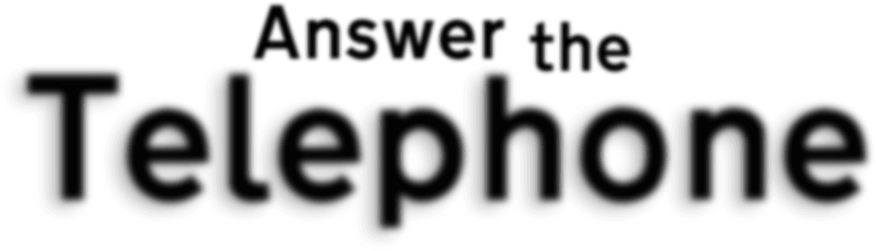Answer The Telephone logo