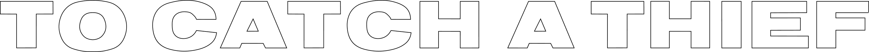 To Catch a Thief logo