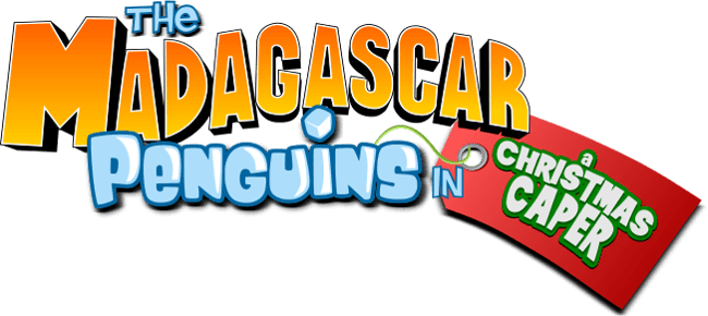 The Madagascar Penguins in a Christmas Caper logo