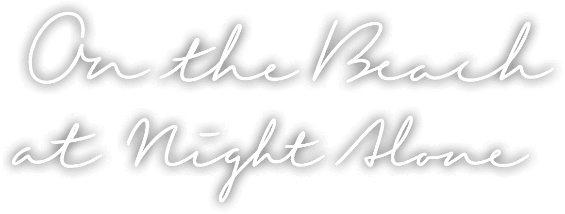 On the Beach at Night Alone logo