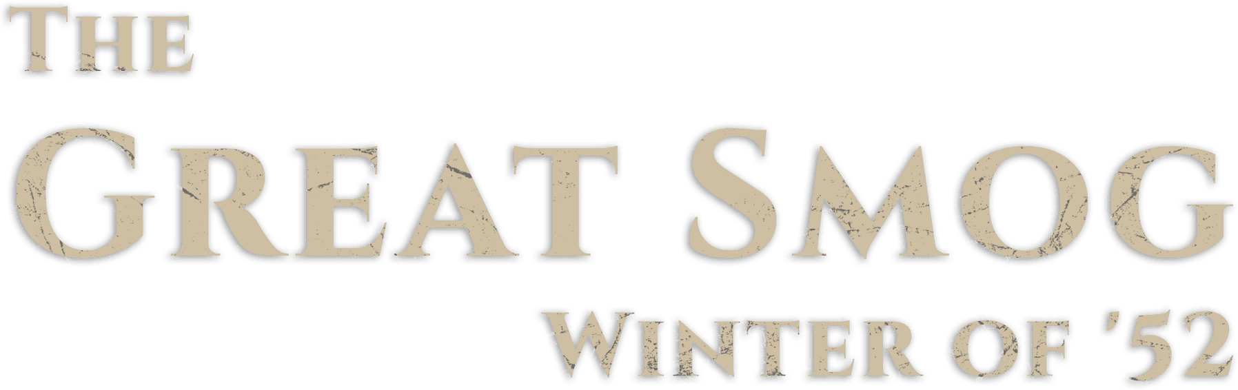 The Great Smog: Winter of '52 logo