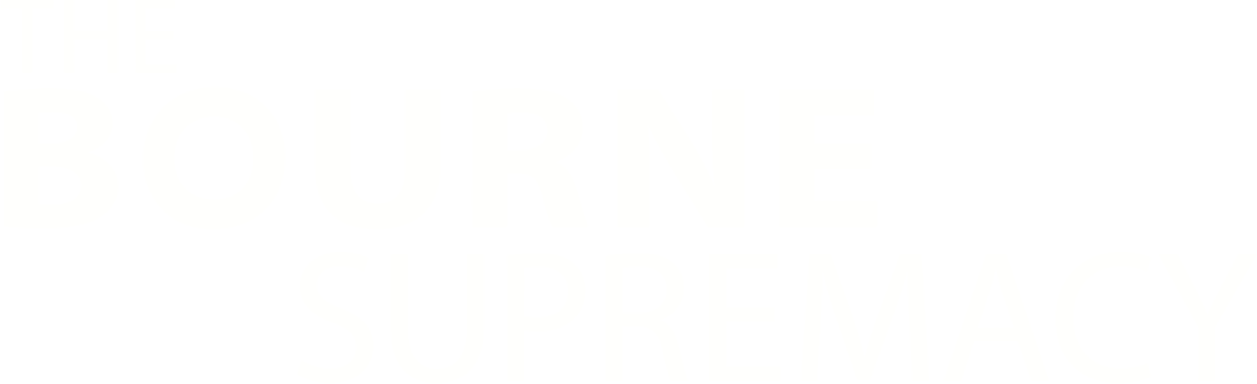 The Bourne Supremacy logo