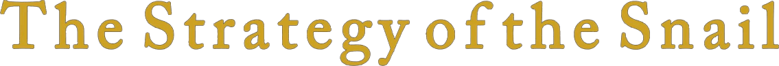 The Strategy of the Snail logo