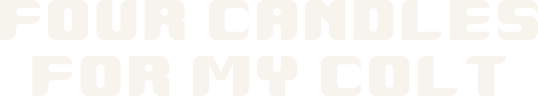 Four Candles for My Colt logo