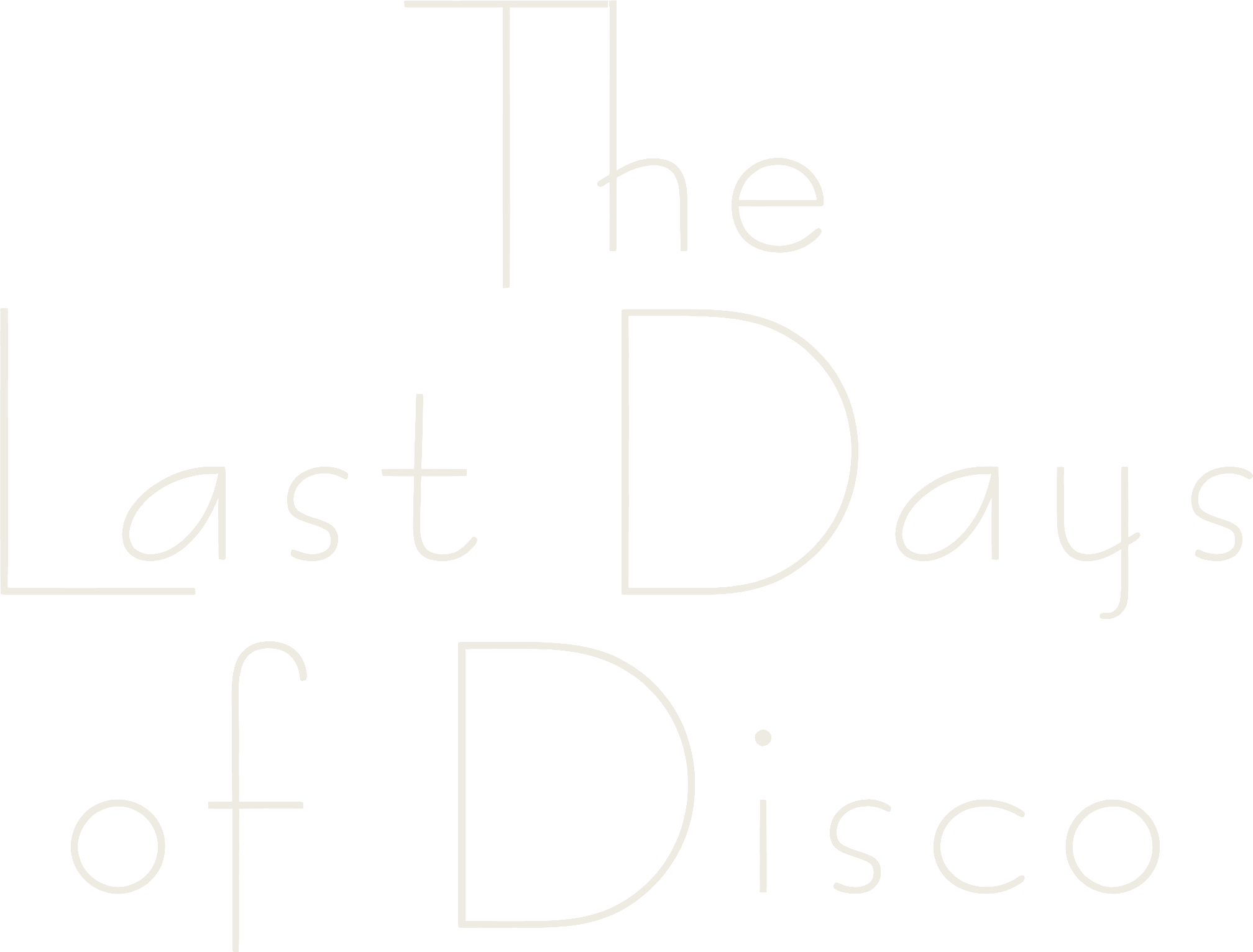 The Last Days of Disco logo