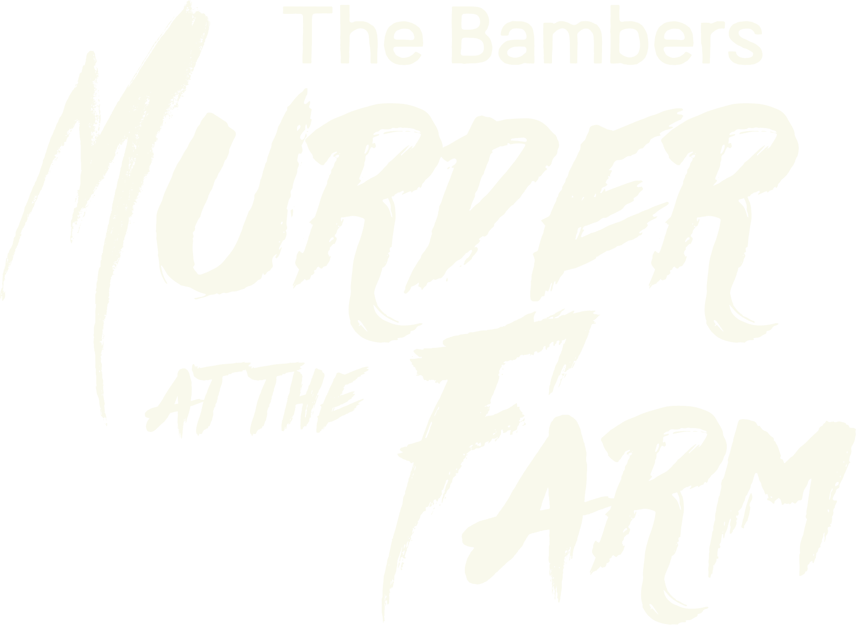 The Bambers: Murder at the Farm logo