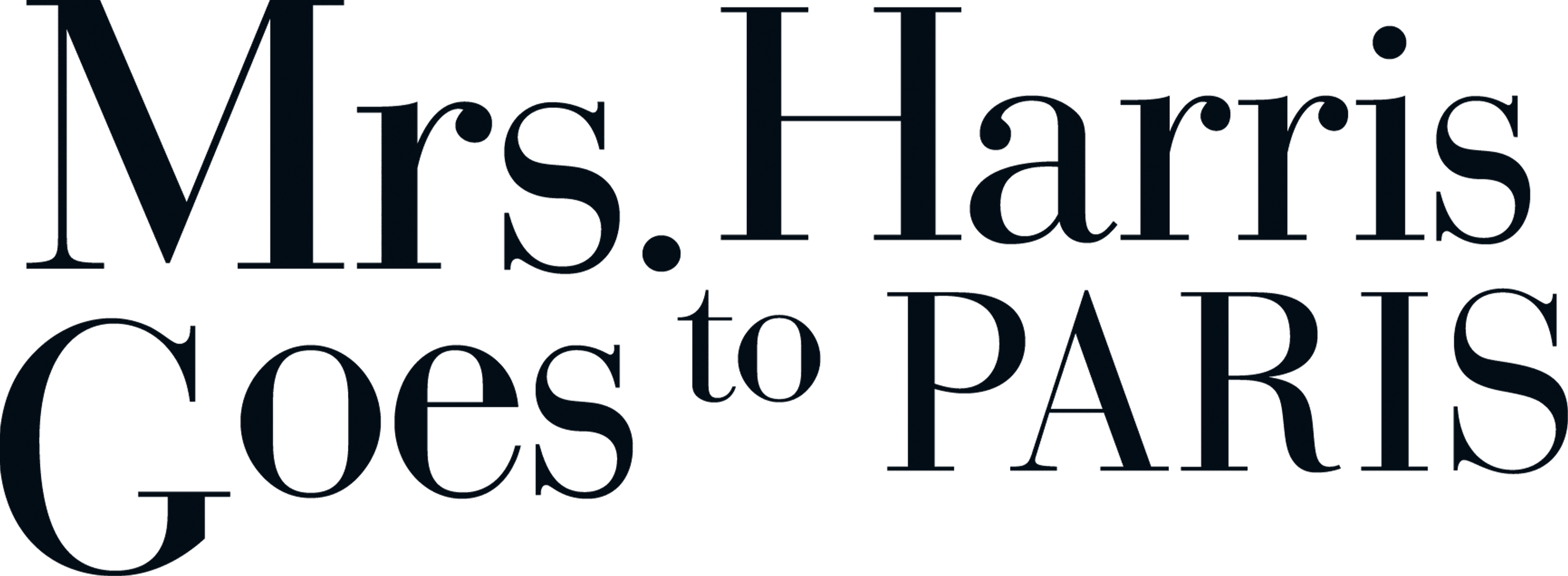 Mrs. Harris Goes to Paris logo