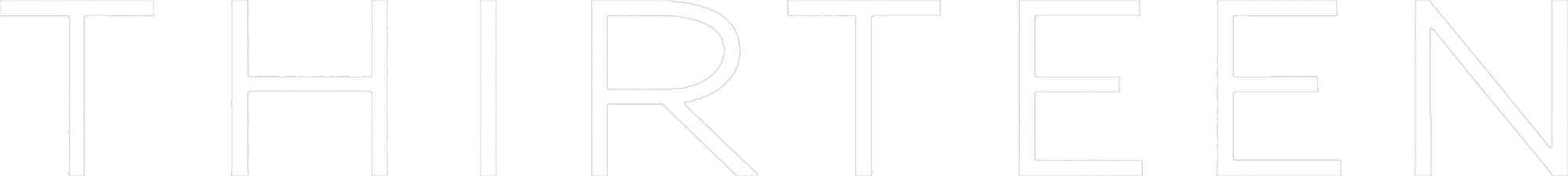 Thirteen logo